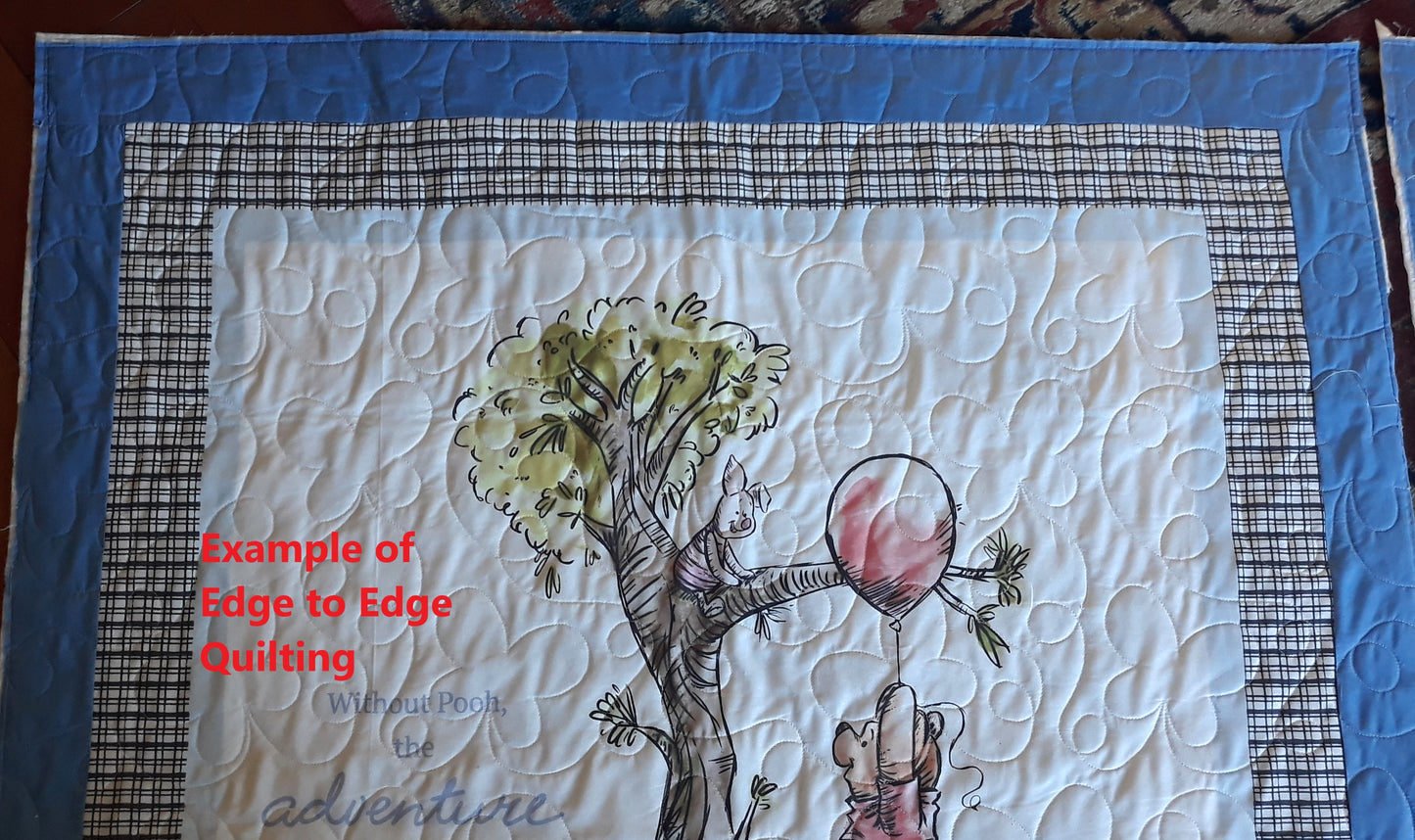 Longarm Quilting Services - $40 Deposit - Edge to Edge E2E, Ruler, Custom, Free Motion, Basting Only