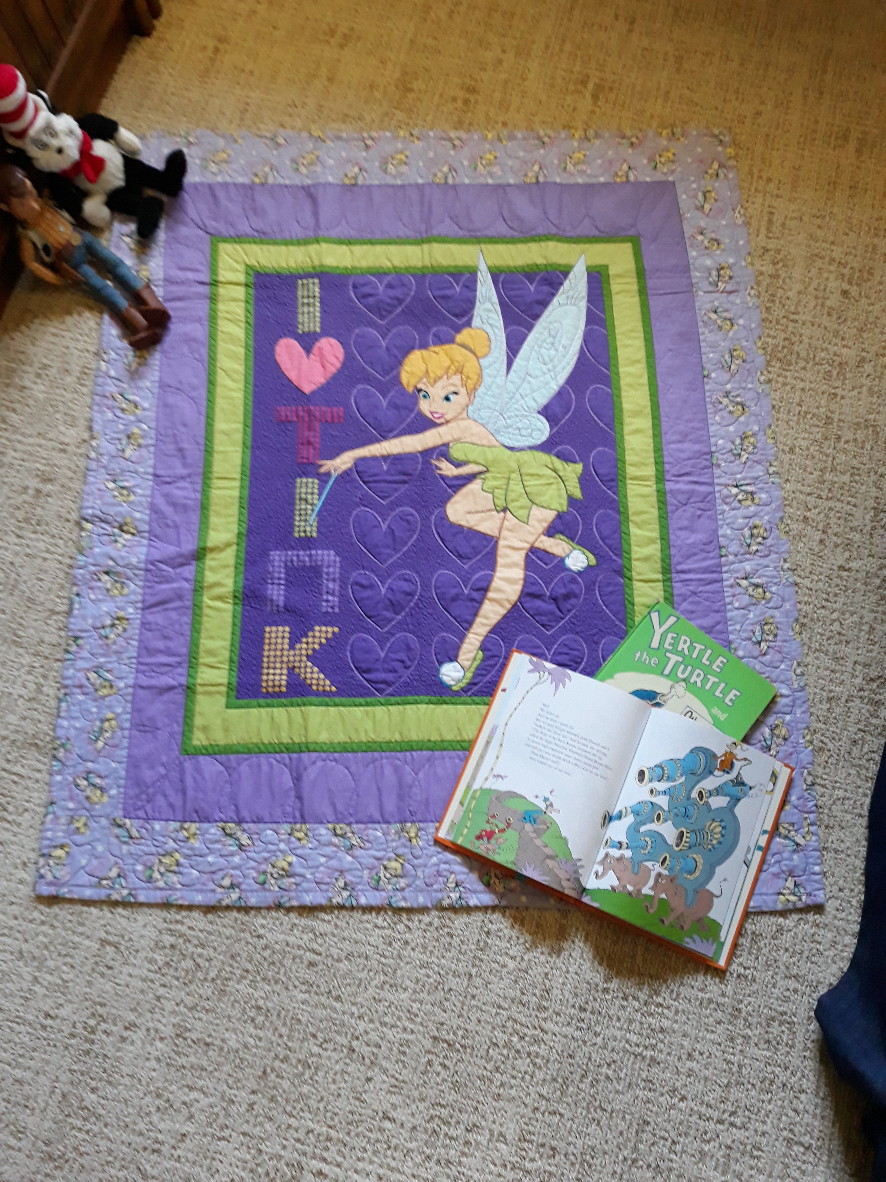 Tinkerbell baby blanket hot sale