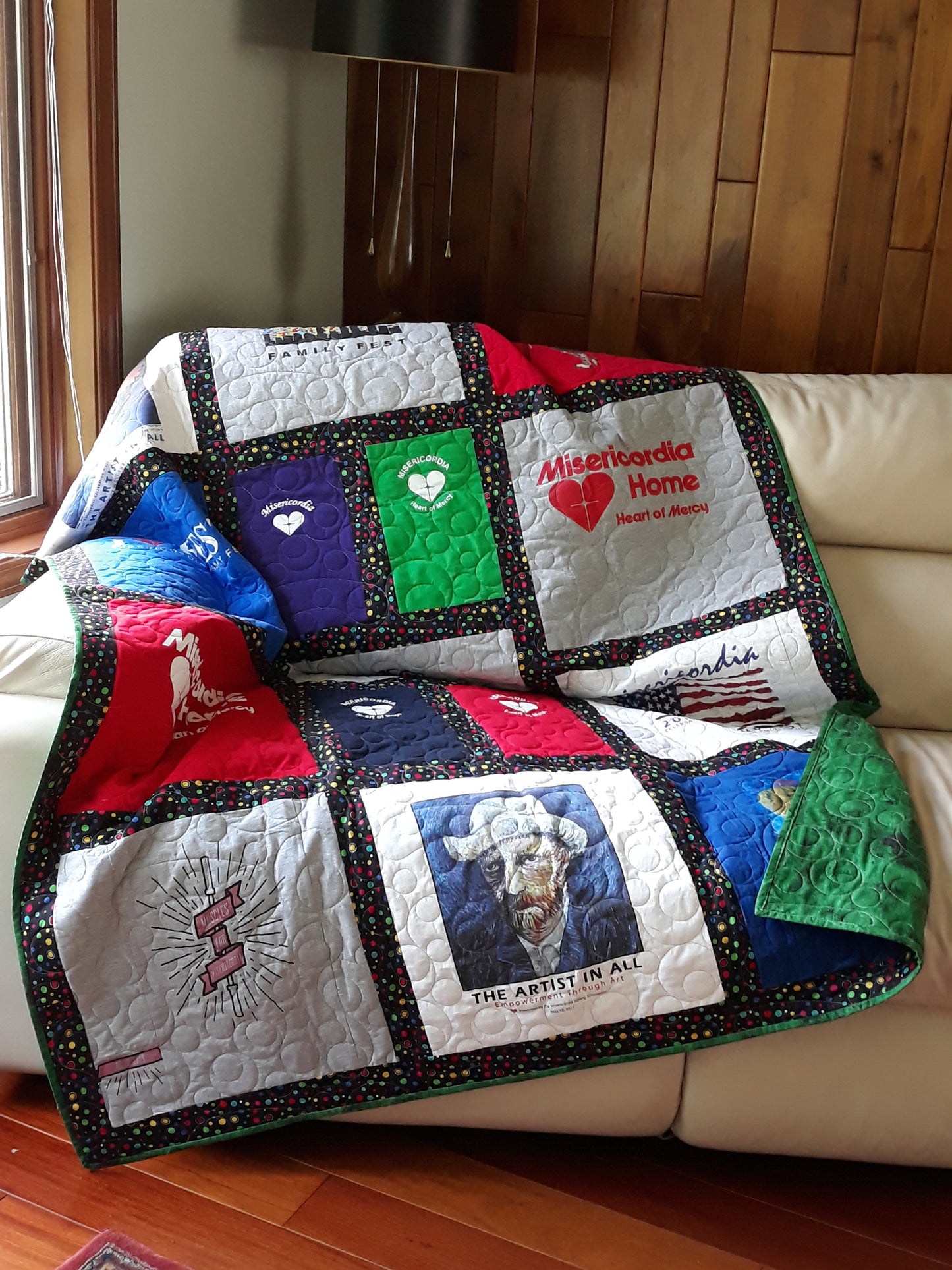 A T Shirt / Keepsake Quilts - Custom Design - You supply the T shirts - $50 Deposit