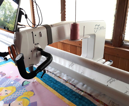 Rent Longarm Quilting Time with Professional Guidance to finish your quilt - $100 deposit - Edge to Edge E2E, Ruler, Custom, Free Motion, Basting Only